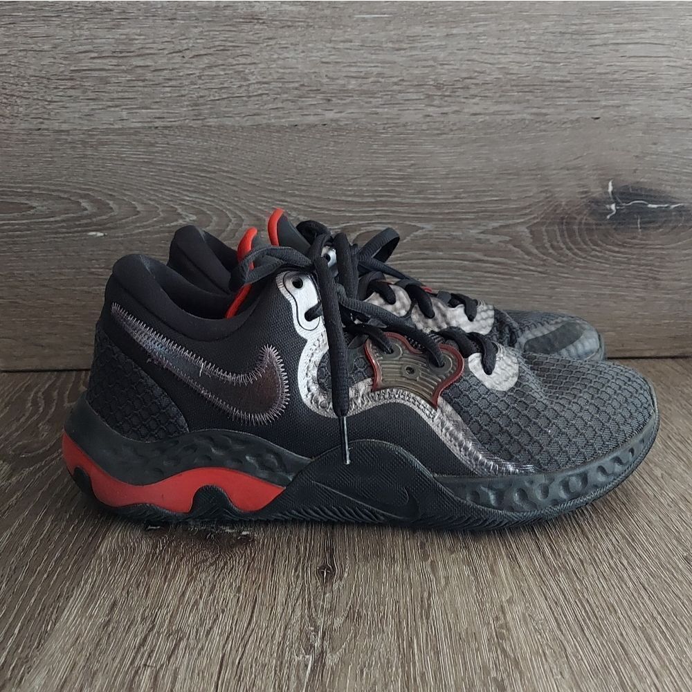 Nike Renew Elevate II 2 Anthracite Black Red CW3406 002 Shoe Sneaker Mens 10